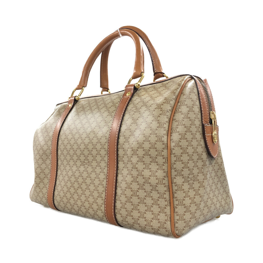 Celine Macadam Tan Bag Shoulder Boston
